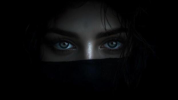 <p>203. Through dark eyes in a dark face</p>